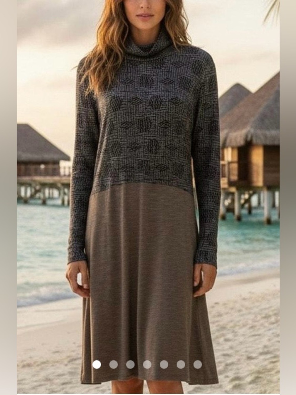 Toad&Co Turtleneck Long Sleeve Dress